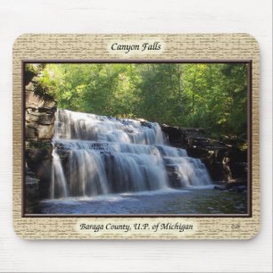 Mousepad Canyon Falls emoldurado
