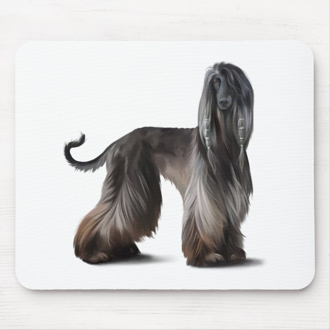 Mousepad Cão Afegão (Frente)