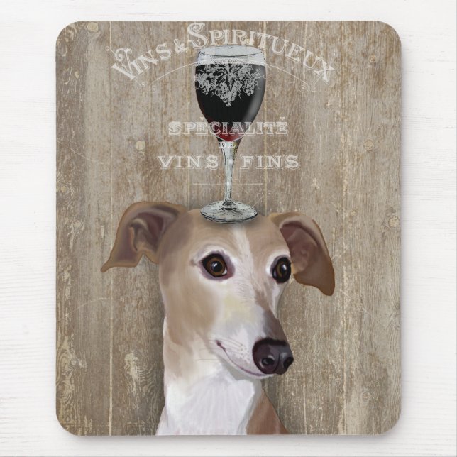 Mousepad Cão Au Vin Greyhound (Frente)