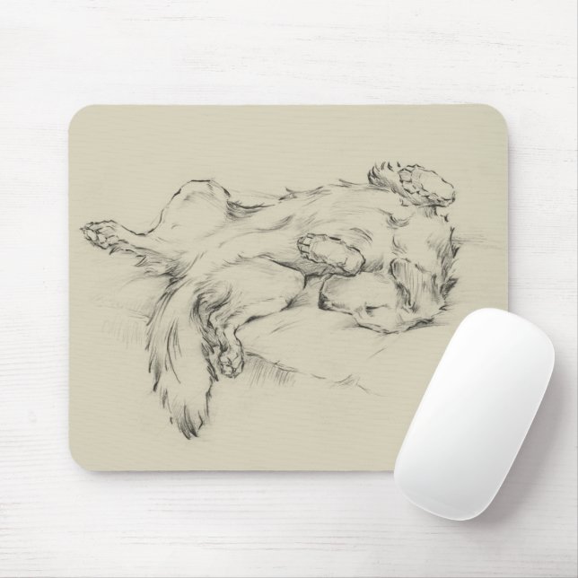 Mousepad Cão Cansado (Com mouse)