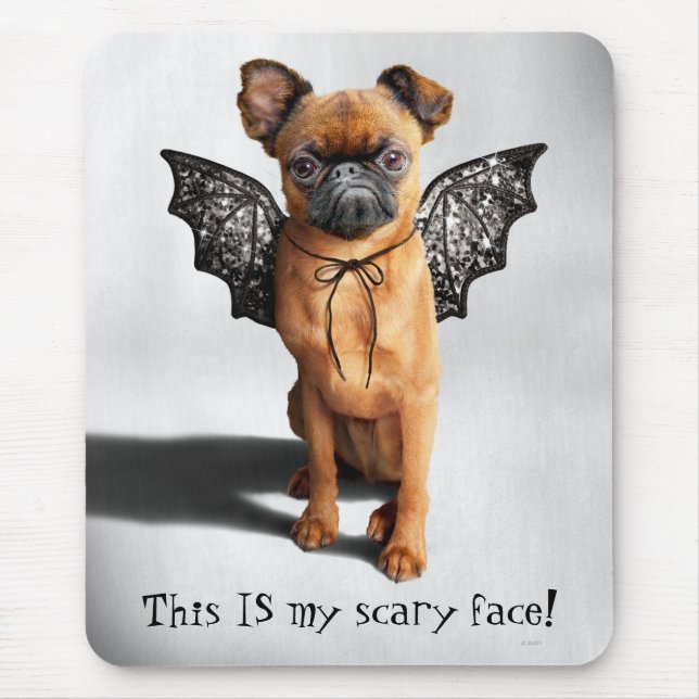 Mousepad Cão Com Asas De Bat (Frente)