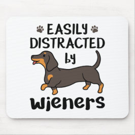 Mousepad Cão Dachshund facilmente distraído por saltadores