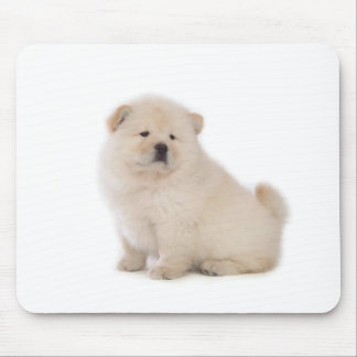 Mousepad cão de filhote de cachorro branco bonito do