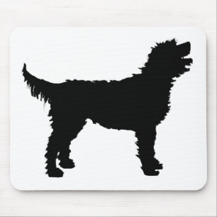 Mousepad Cão de Labradoodle (no preto)