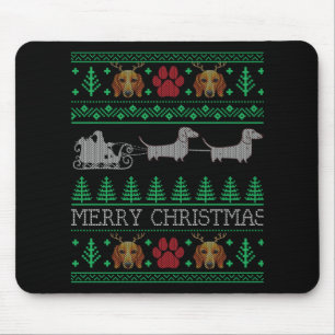 Mousepad Cão-De-Lixeira De Natal
