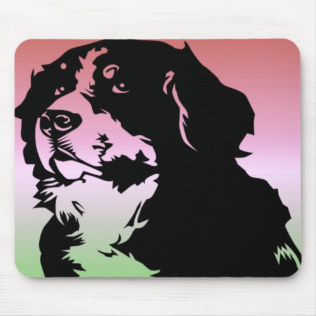 Mousepad Cão de Montanha Bernês (Frente)