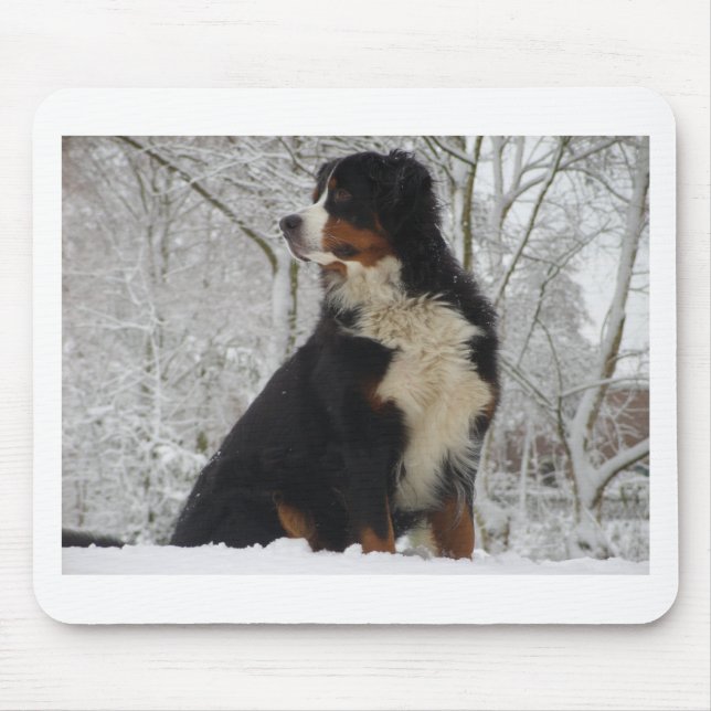 Mousepad Cão de montanha de Bernese (Frente)