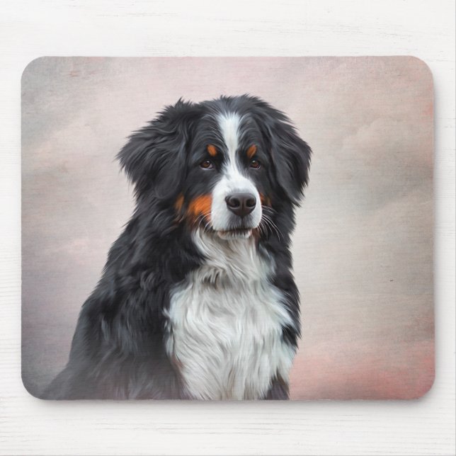Mousepad Cão de montanha de Bernese (Frente)