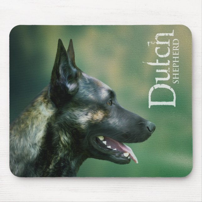 Mousepad Cão de pastor holandês - pastor de Dutchie - de (Frente)