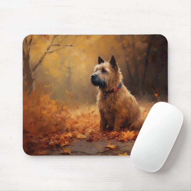 Mousepad Cão de Teresina da Baía de Chesapeake no Outono (Com mouse)