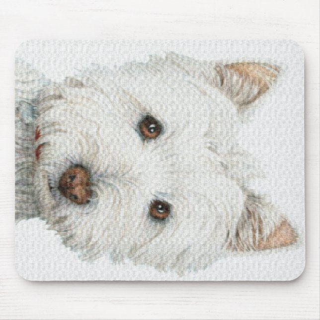 Mousepad Cão de Westie (Frente)