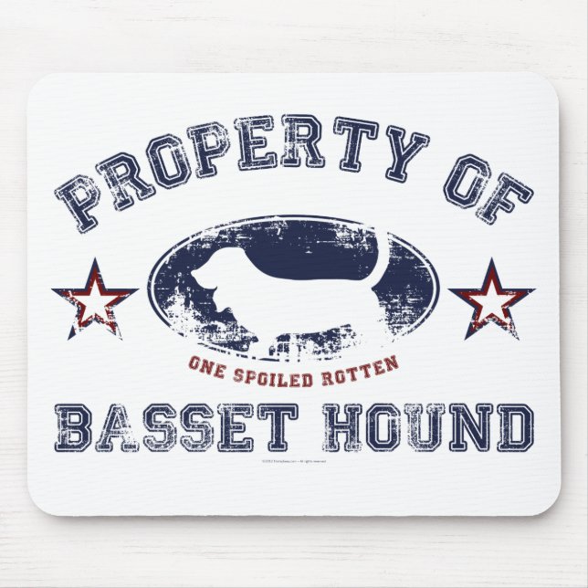 Mousepad Cão do Bassett (Frente)