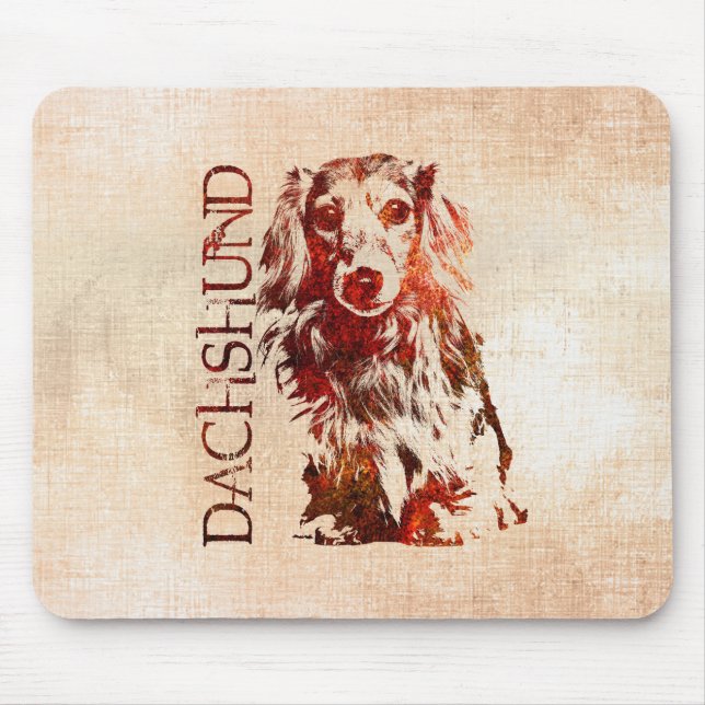 Mousepad Cão do Dachshund - Doxie (Frente)
