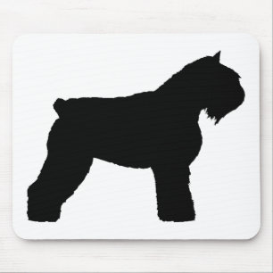 Mousepad Cão do DES Flandres de Bouvier (no preto)