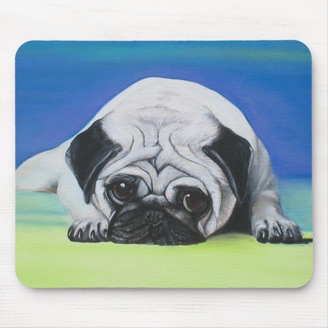 Mousepad Cão do Pug (Frente)