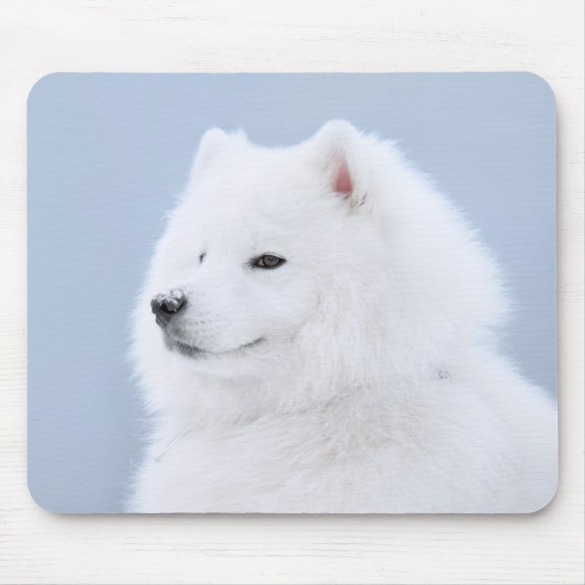 Mousepad cão do samoyed (Frente)