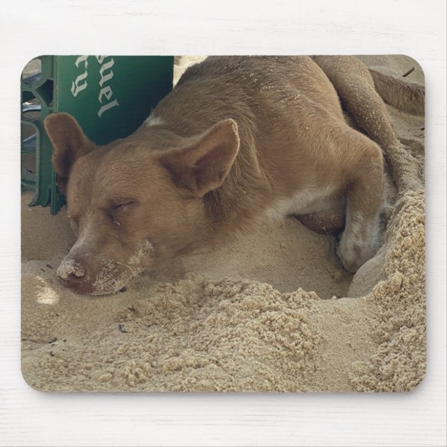 Mousepad Cão dormindo (Frente)