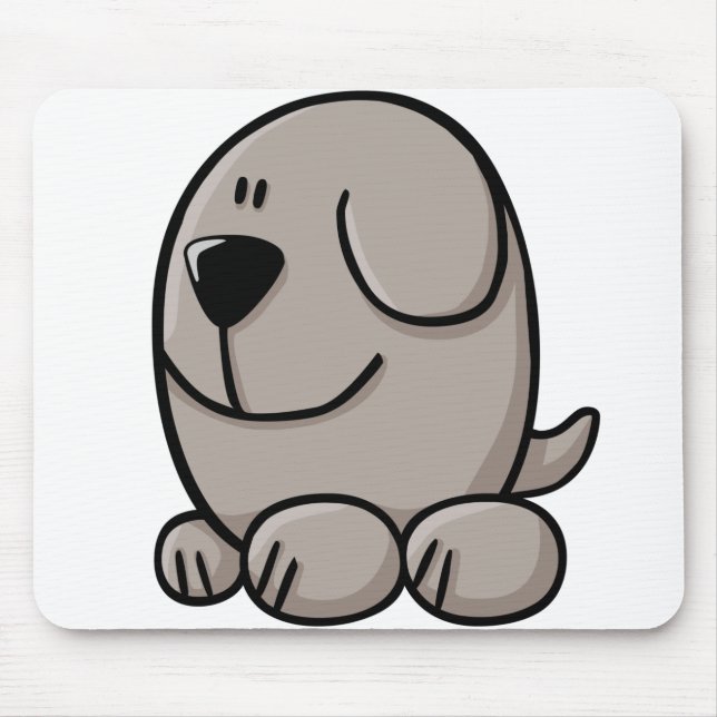 Mousepad Cão dos desenhos animados (Frente)