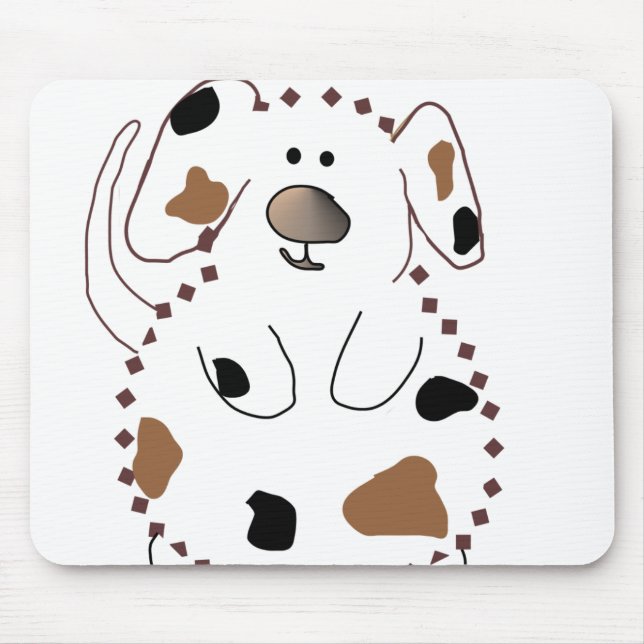 Mousepad Cão dos desenhos animados (Frente)