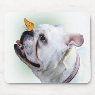 Mousepad Cão e borboleta