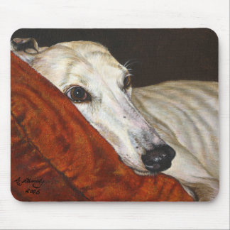 Mousepad Cão "enfim" tapete do rato Home do galgo
