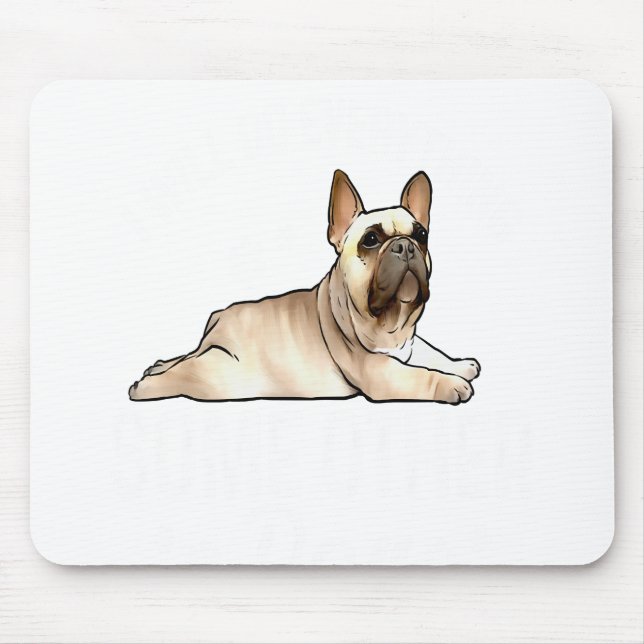 Mousepad Cão-Grande Francês Cão-Grande Pet Dona Mulheres (Frente)
