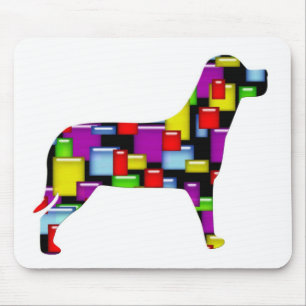 Mousepad cão mosaico