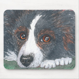 Mousepad Cão pensativo de border collie