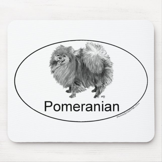 Mousepad Cão Pomerânia Eruo (Frente)