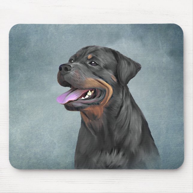 Mousepad Cão rottweiler (Frente)