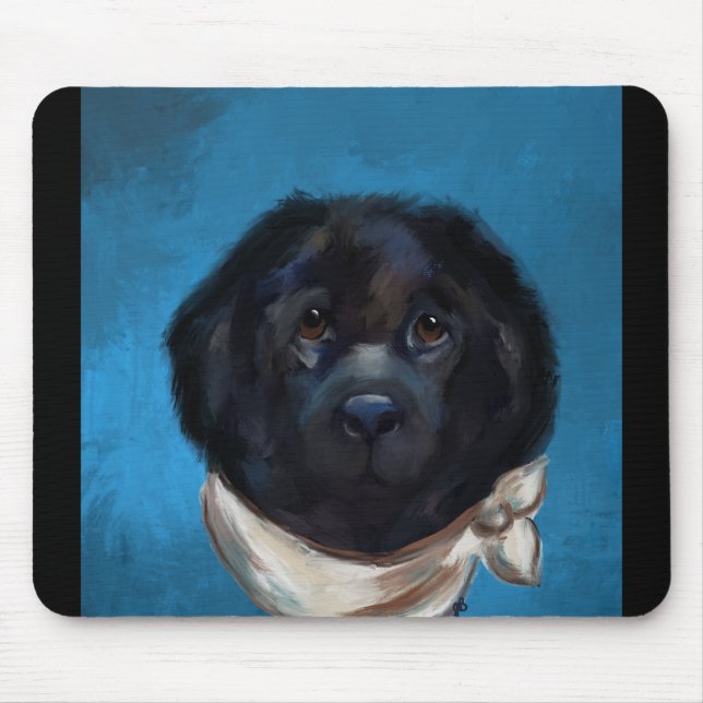 Mousepad Cão Terra Nova               (Frente)