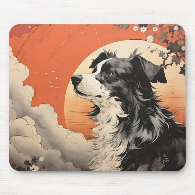 Mousepad Cão Ukiyo-e (Frente)