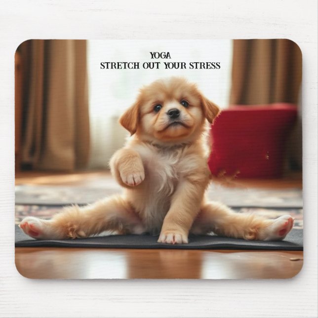 Mousepad Cão Yoga (Frente)