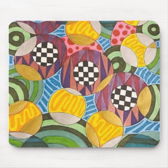 Mousepad Caos de Cores (Frente)