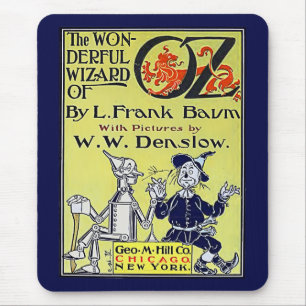 Mousepad Capa de Livro Clássico do Mágico de Oz