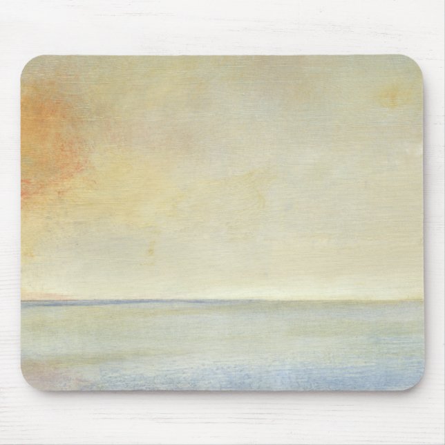 Mousepad Capa de mar com Sunset Laranja Tranquilo (Frente)