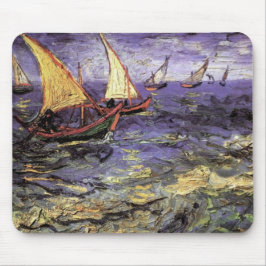 Mousepad Capa de mar em Saintes Maries por Vincent van Gogh