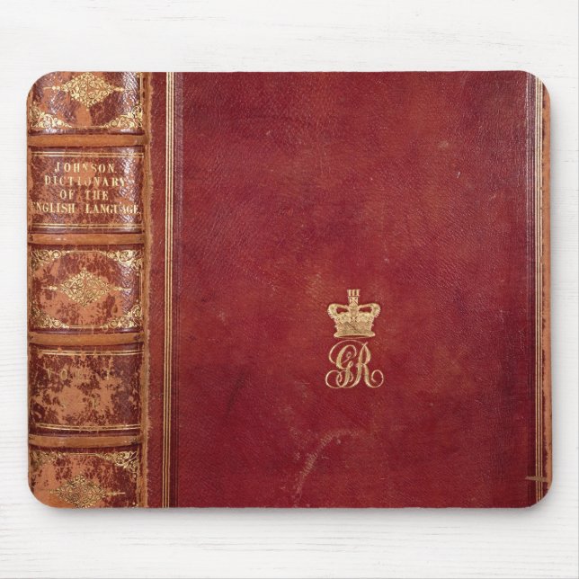 Mousepad Capa do dicionário de Johnson (Frente)