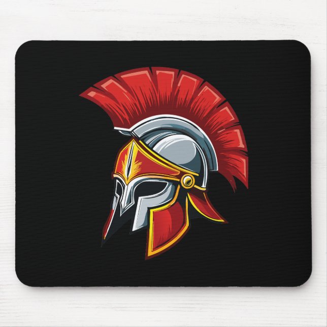 Mousepad Capacete coríntio grego antigo (Frente)