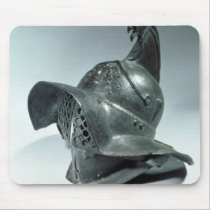 Mousepad Capacete de bronze do gladiador de Thracian,