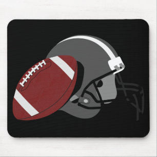 Mousepad Capacete e bola para futebol americano