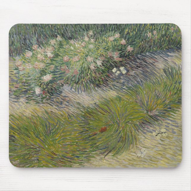 Mousepad Capas e borboletas de Vincent van Gogh (Frente)