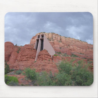 Mousepad Capela da cruz santamente em Sedona, AZ