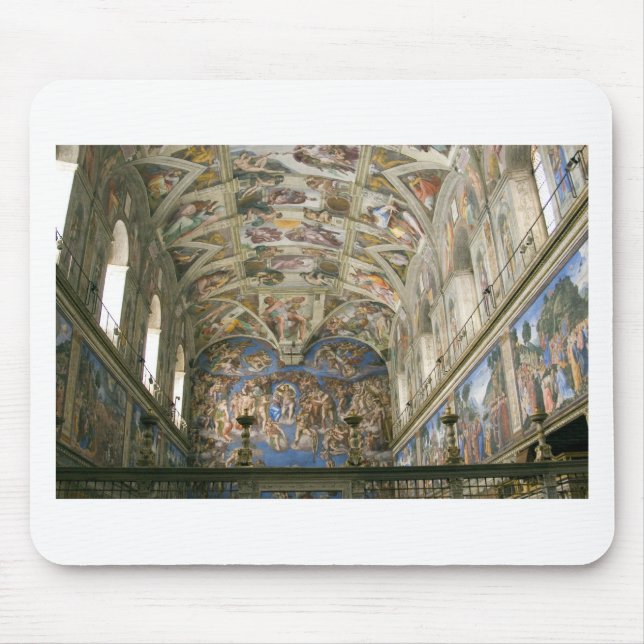 Mousepad Capela de Sistine do vaticano (Frente)