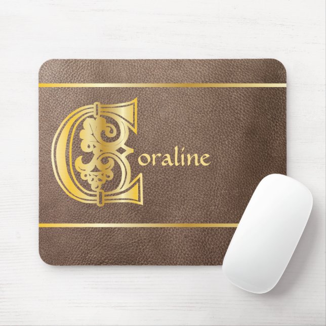 Mousepad Capital Decorativo Botânico Medieval C (Com mouse)