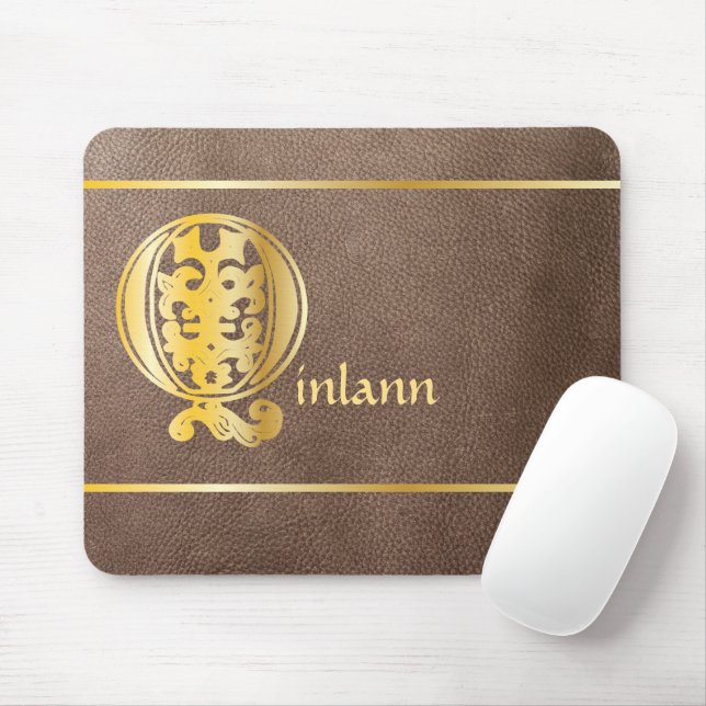 Mousepad Capital Decorativo Botânico Medieval Q (Com mouse)