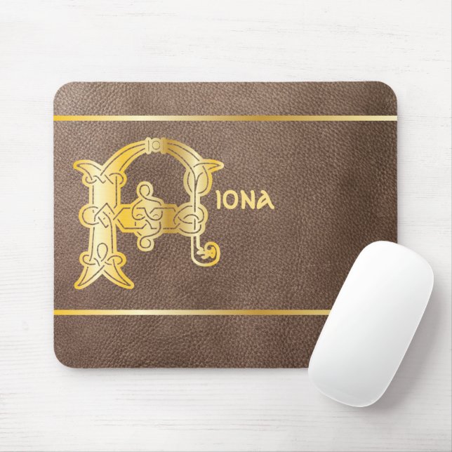 Mousepad Capital Decorativo do Nó Celta do século XVI F (Com mouse)