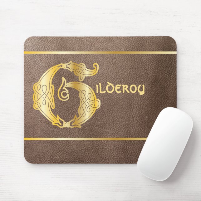 Mousepad Capital Decorativo do Nó Celta do século XVI G (Com mouse)