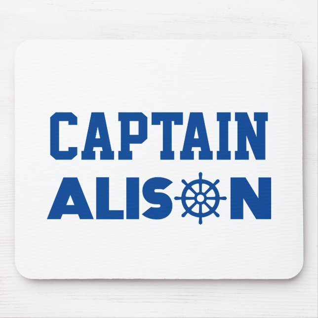 Mousepad Capitão Alison (Frente)