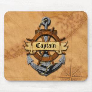 Mousepad Capitão Âncora e roda